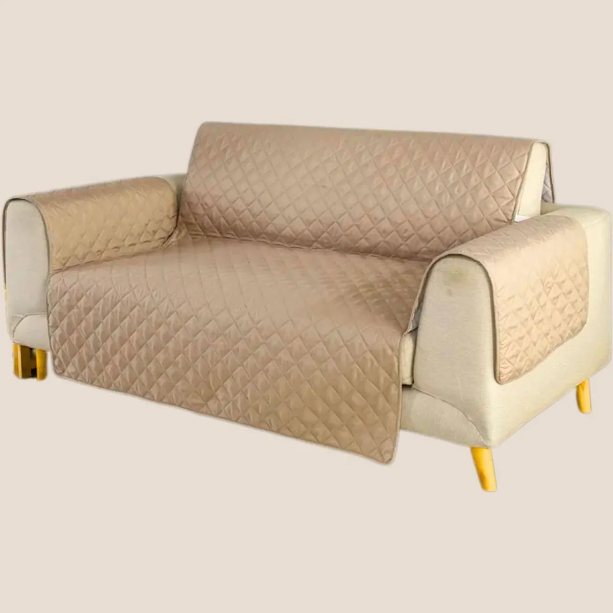 SALA FABULOSA - Protector de mueble 3-2-1 antifluído - Beige
