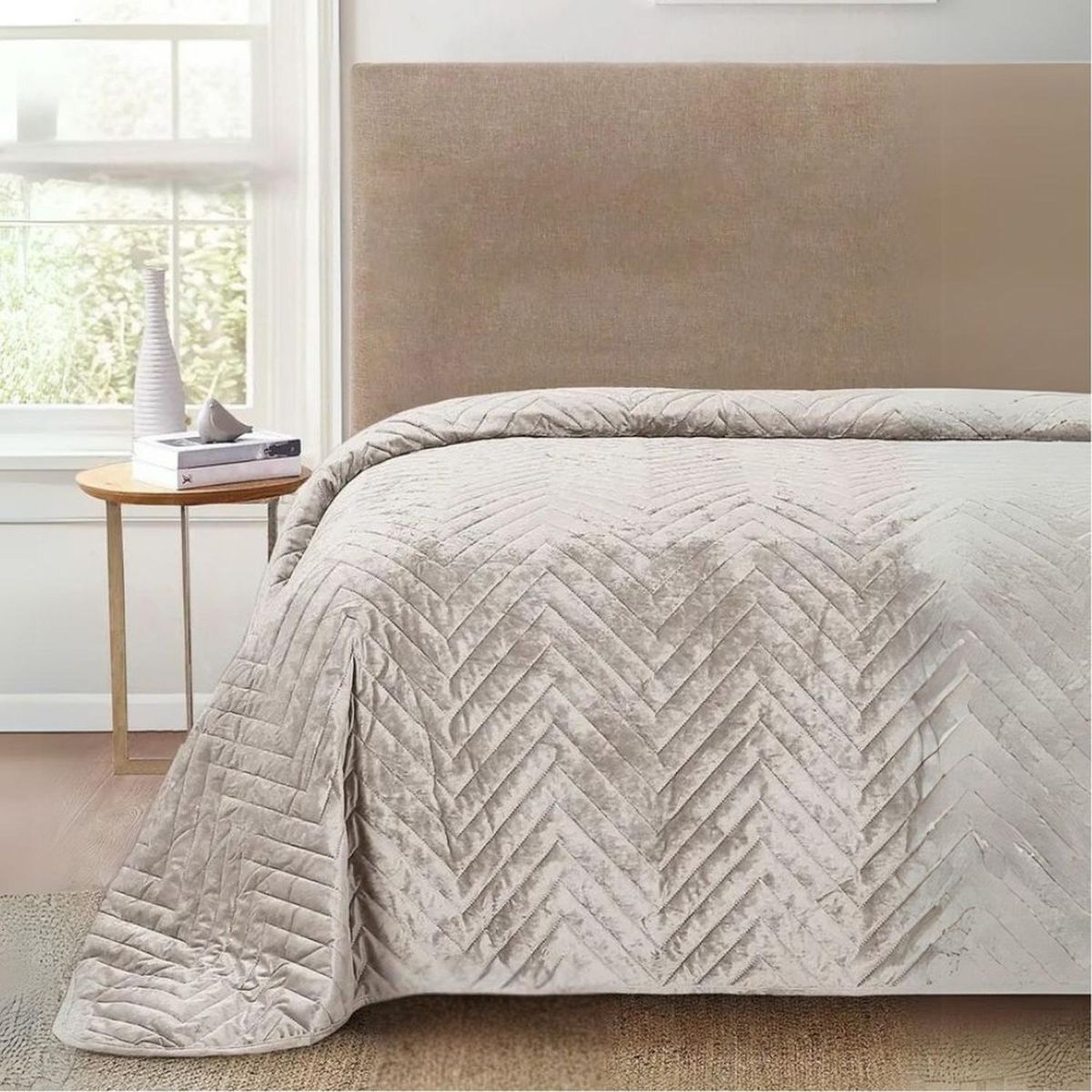 SALA FABULOSA - Edredón Aura + 2 Fundas de Almohada - Gris