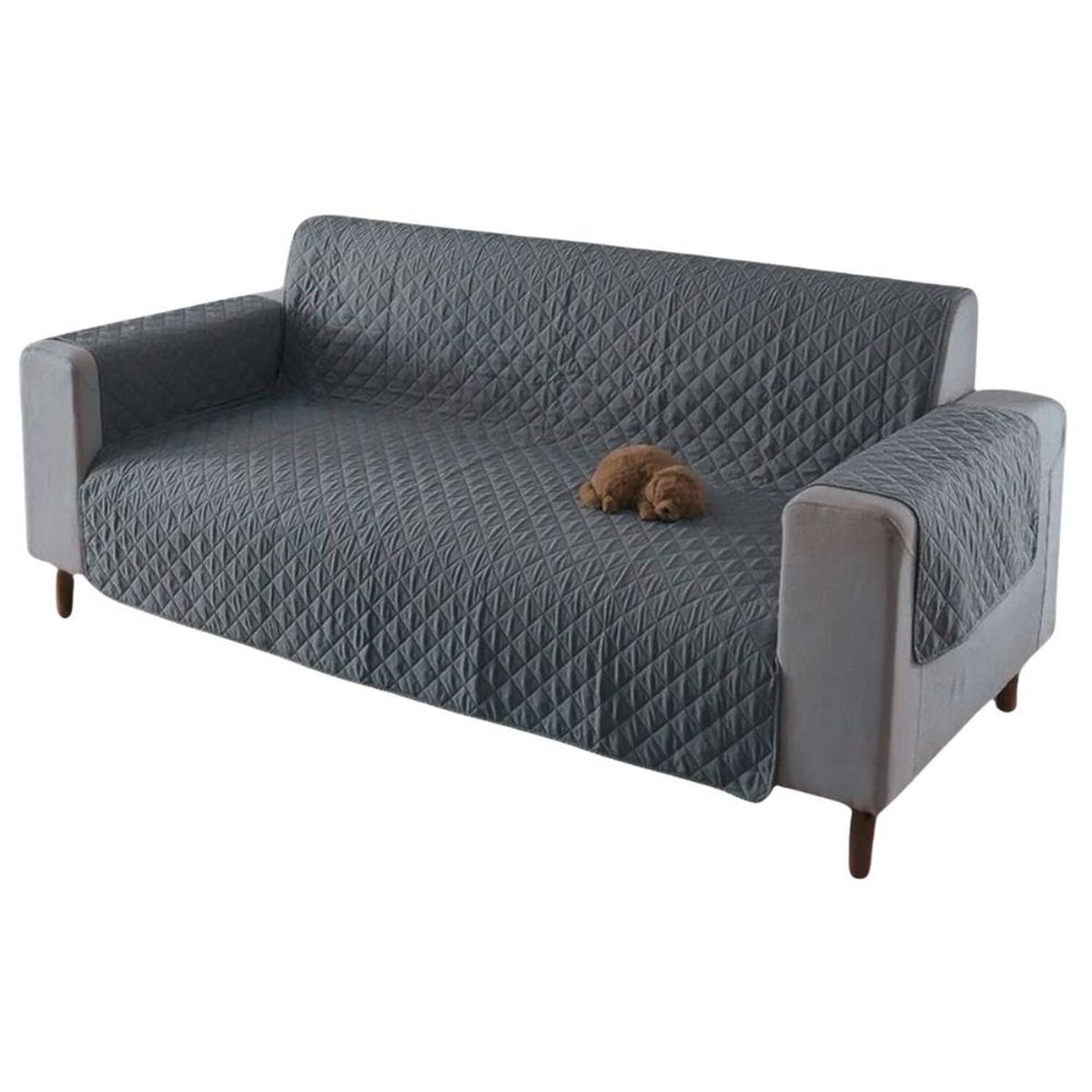 SALA FABULOSA - Protector de mueble 3-2-1 antifluído - Plomo