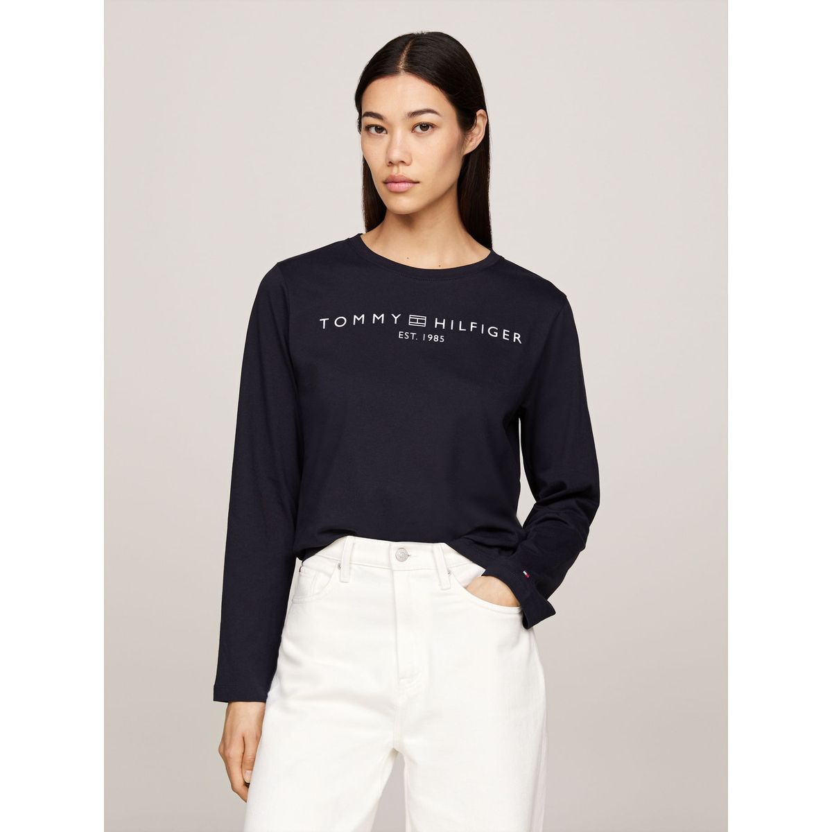 TOMMY HILFIGER - CAMISETA M/L TRAVEL SLIM STRAIGHT PANT TH