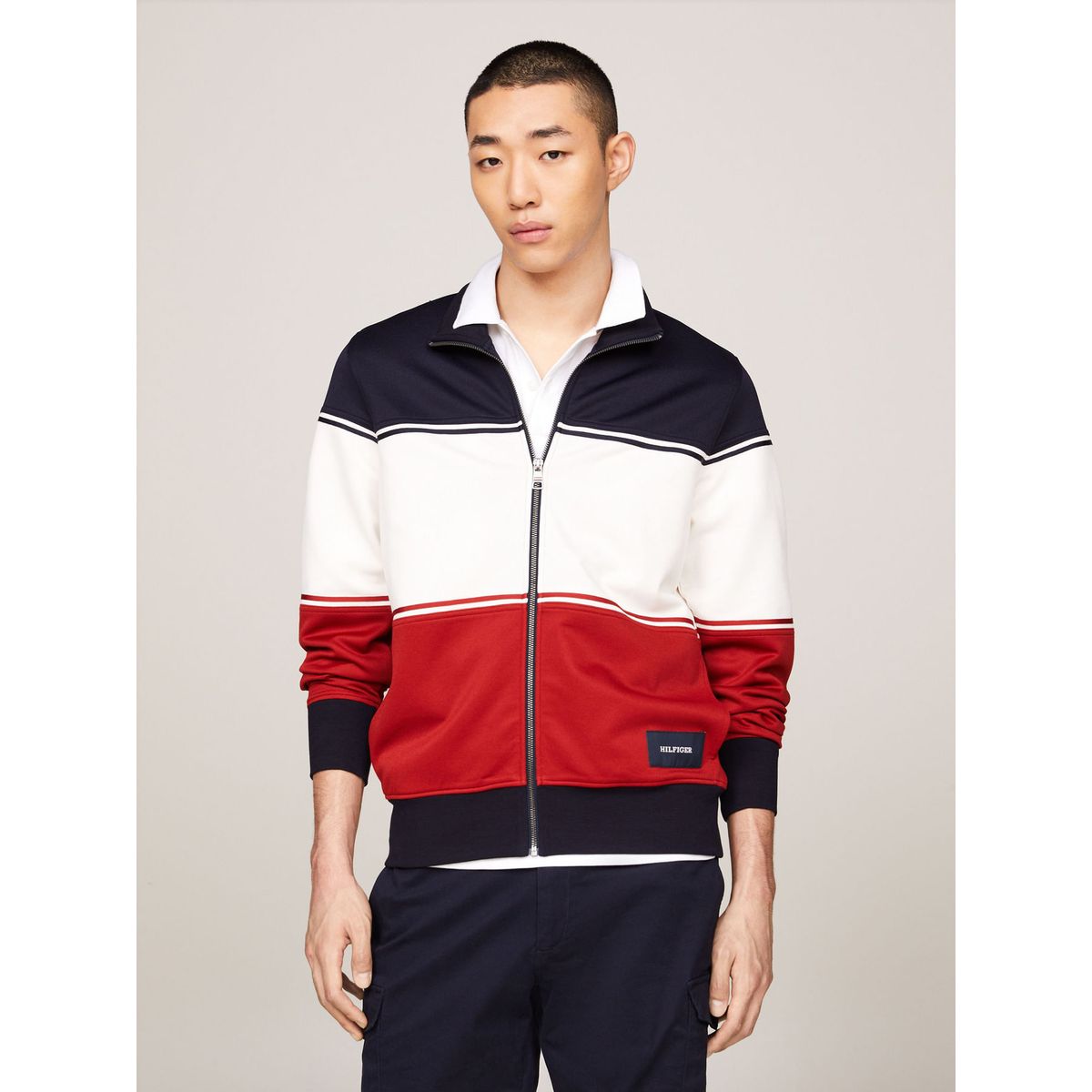 TOMMY HILFIGER - CASACA COLOURBLOCK TRACK JACKET