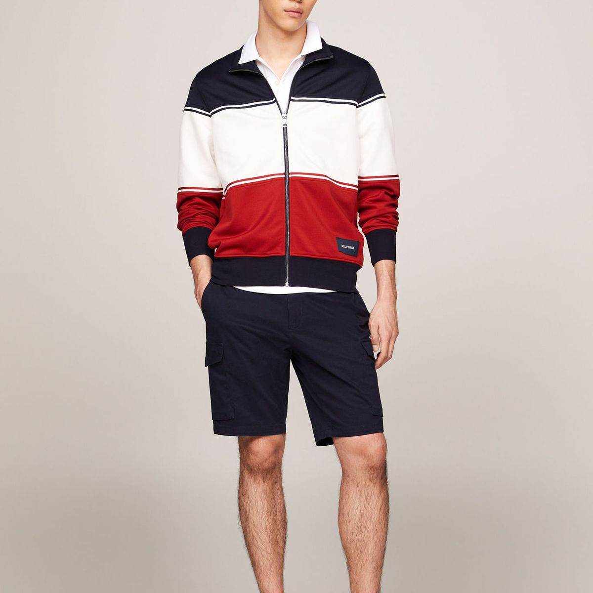 TOMMY HILFIGER - CASACA COLOURBLOCK TRACK JACKET