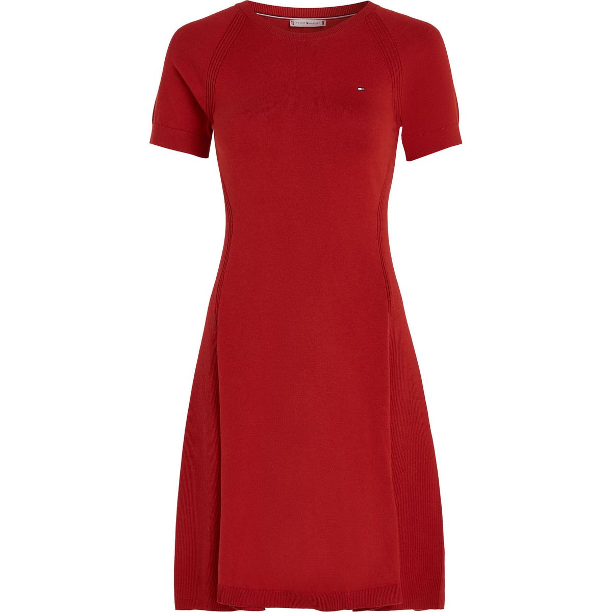 TOMMY HILFIGER - VESTIDO CO JERSEY STITCH F&F DRESS
