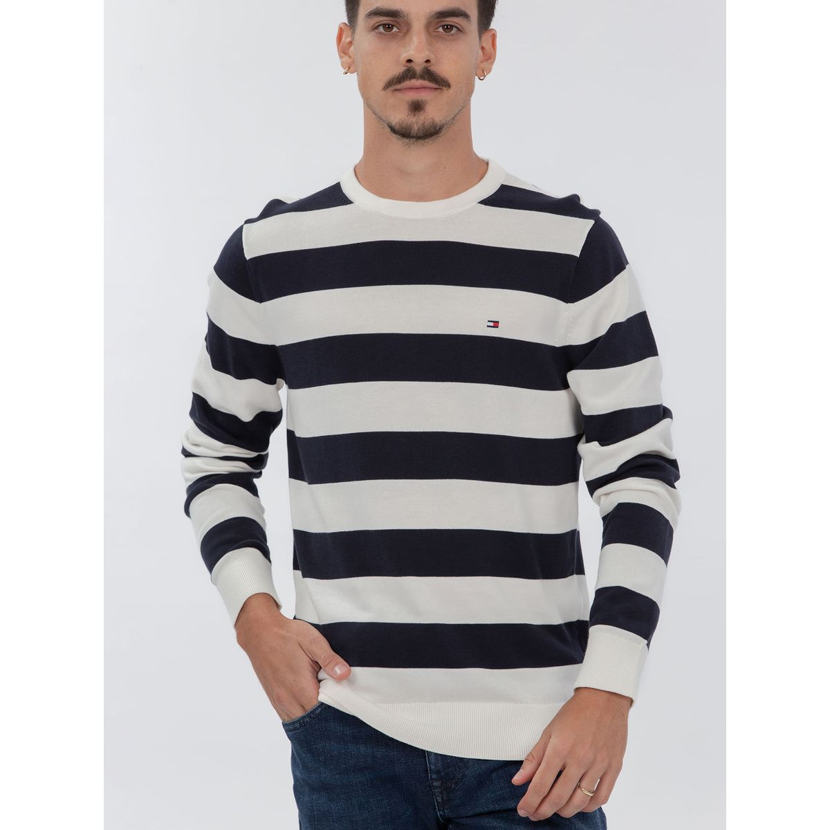 TOMMY HILFIGER - SWEATER ESSENTIAL COTTON CREW NECK