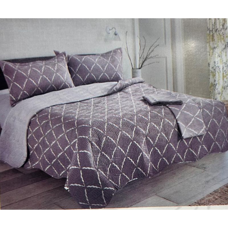 MINGDA - Set de Cubrecama 2pz + Sabanas + Fundas 5 Piezas 100% Algodón