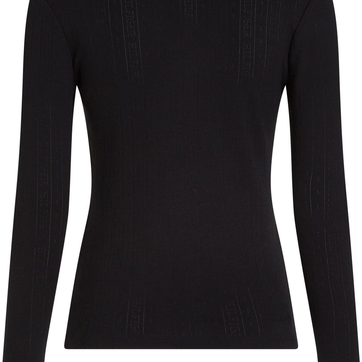 TOMMY HILFIGER - CAMISETA M/L SLIM POINTELLE C-NK LS TH