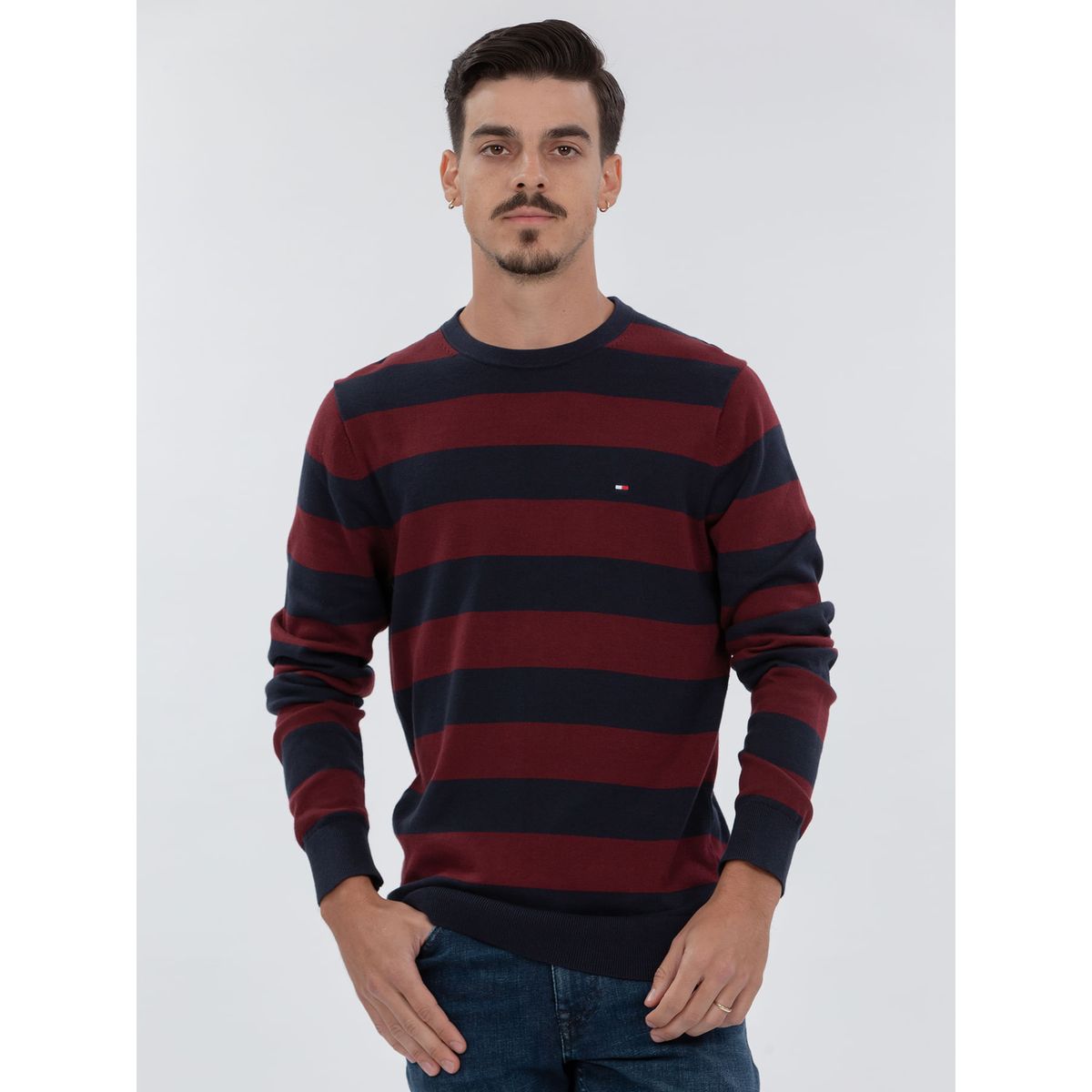 TOMMY HILFIGER - SWEATER ESSENTIAL COTTON CREW NECK