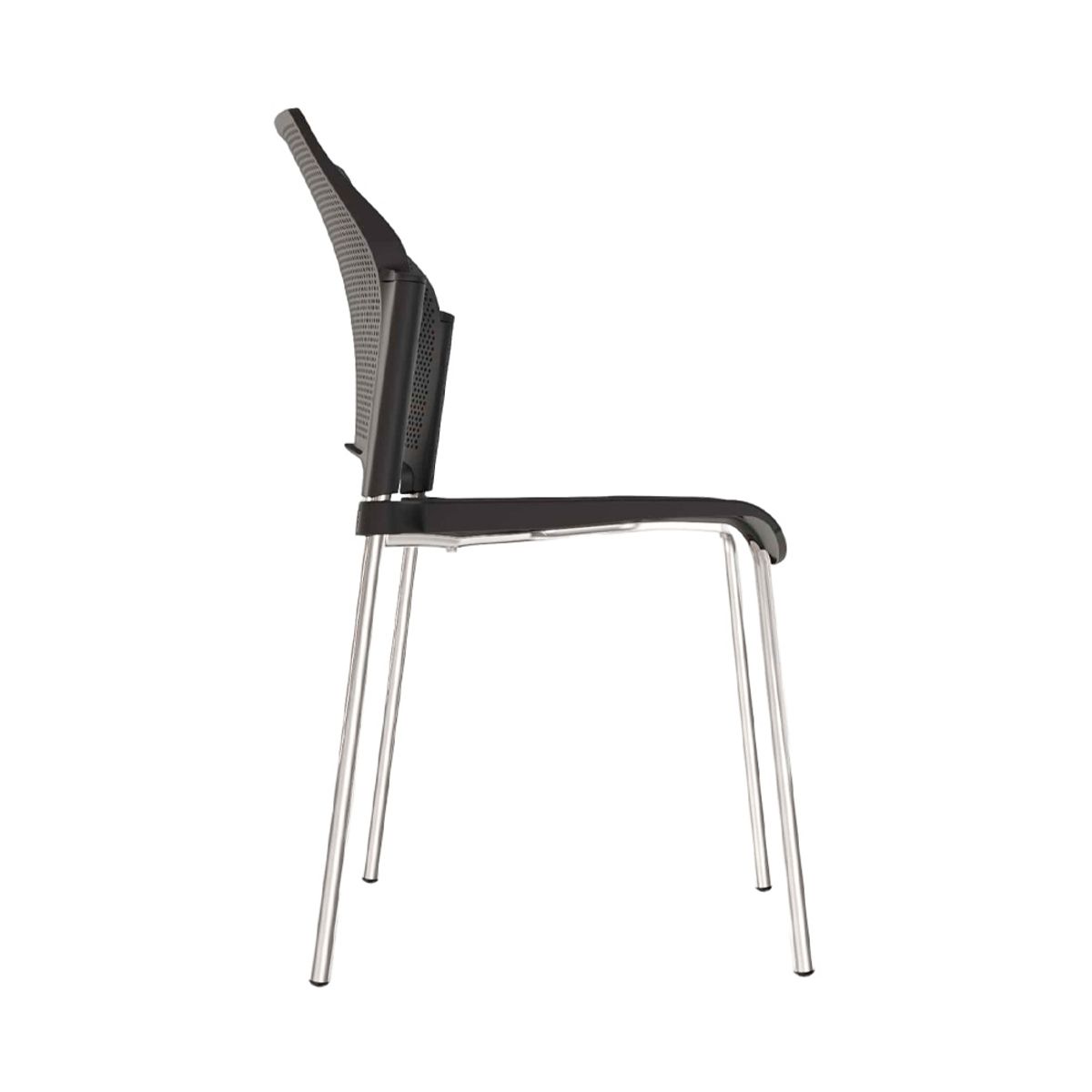 OFIDEAS - Silla de Oficina Visita Zyle Color Negro Ofideas