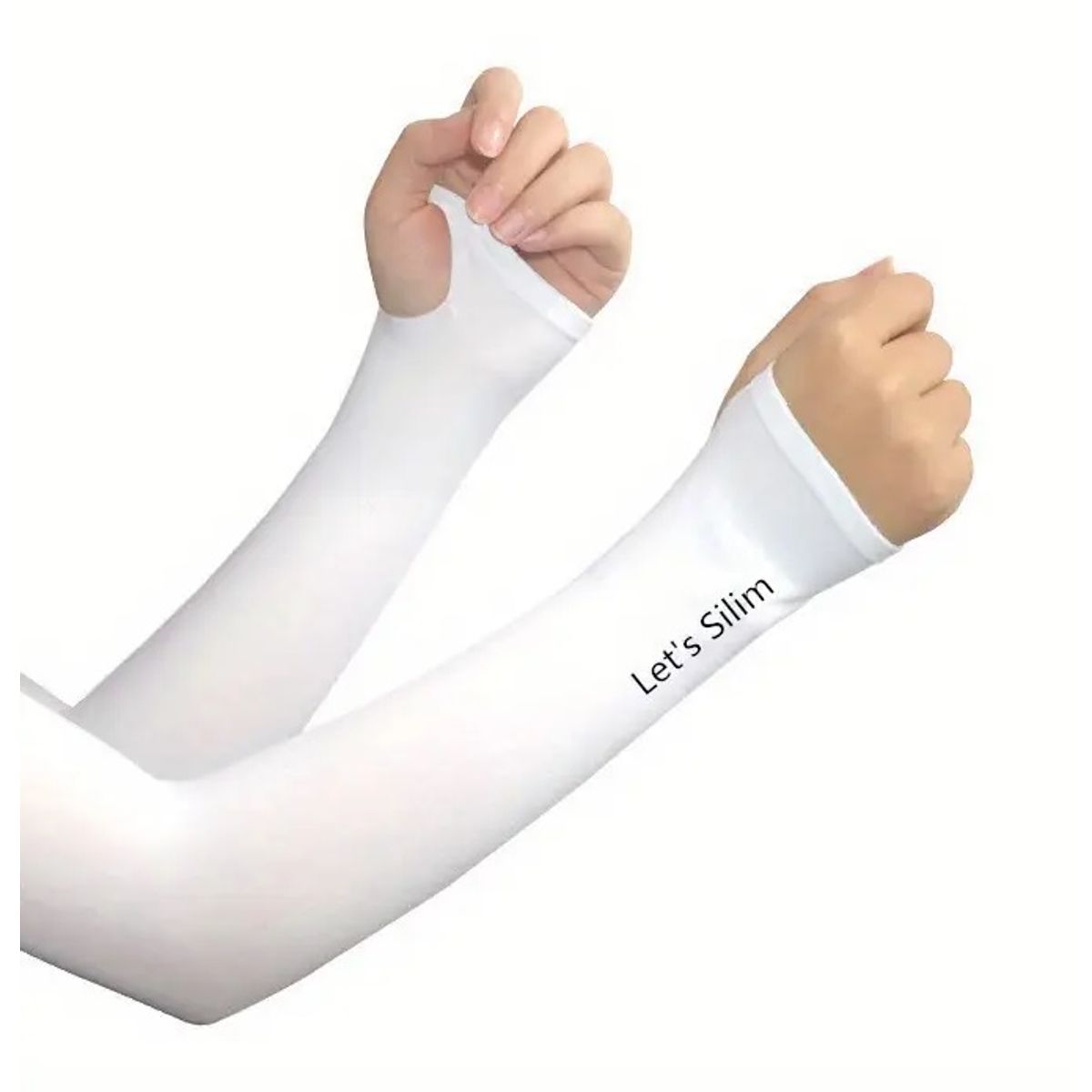 GENERICO - Manga de Brazo Blanco con Protección UV