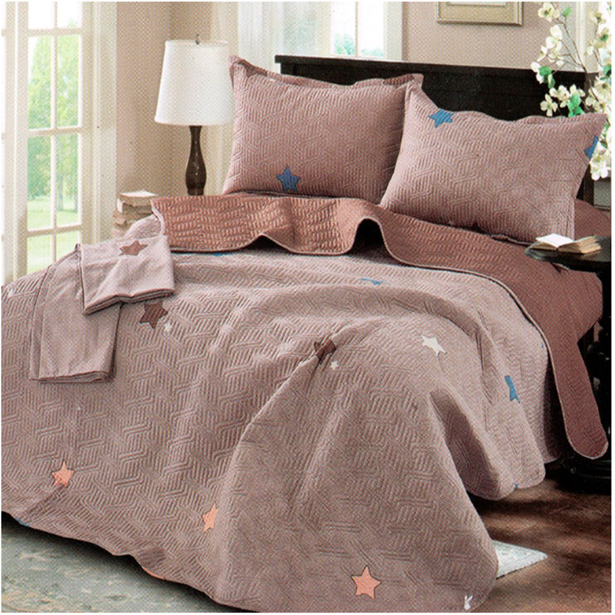 CUTE - CUBRECAMA CON BLONDA DE VERANO EN 1.5 PLAZAS