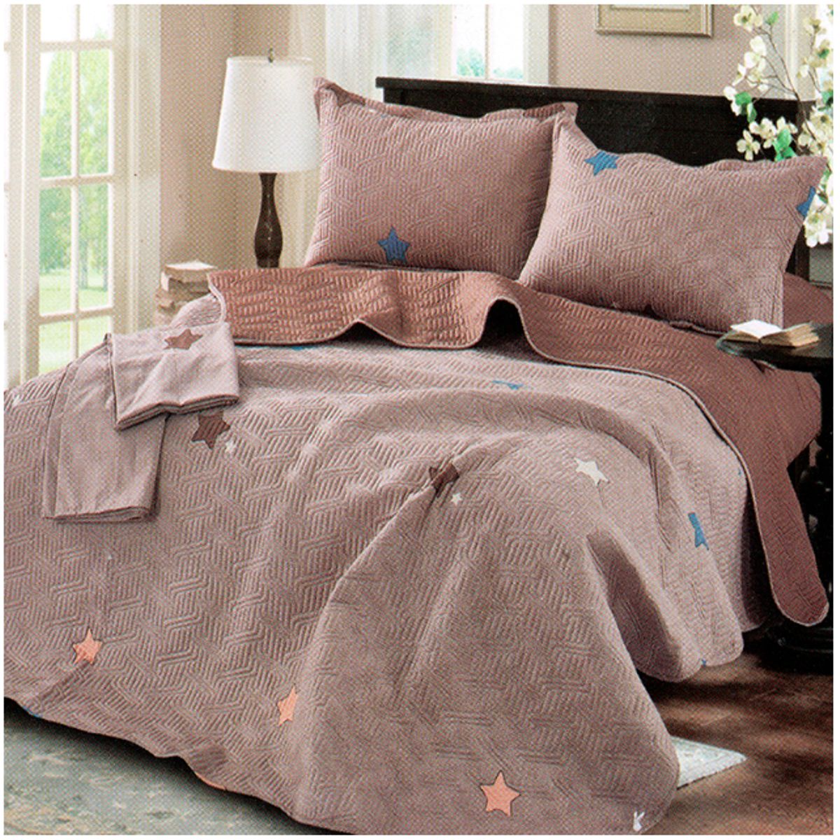 CUTE - CUBRECAMA CON BLONDA DE VERANO EN 1.5 PLAZAS