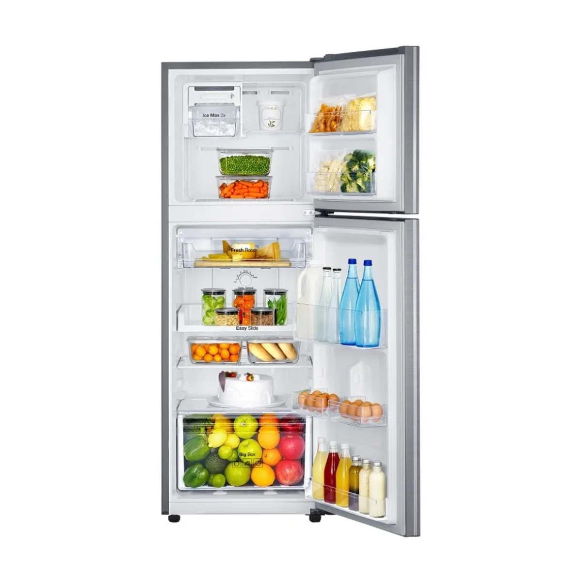 SAMSUNG - Refrigeradora Samsung RT22FARADS8PE Top Freezer 234L Plateado - Eficiencia Energética y Capacidad
