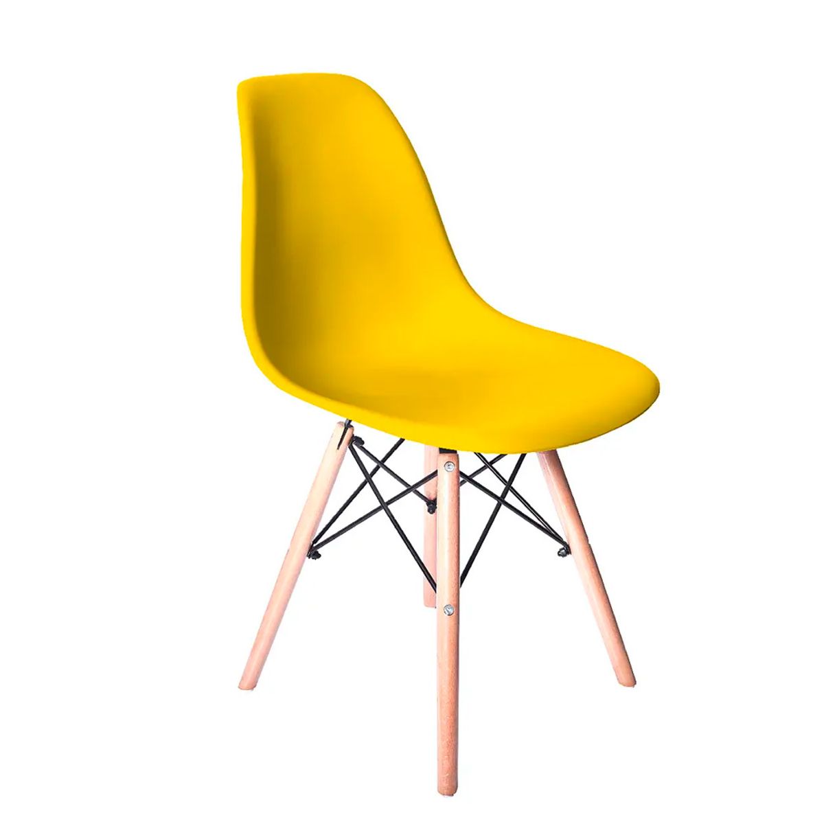 OFIDEAS - Silla de Comedor Eames Amarillo Ofideas