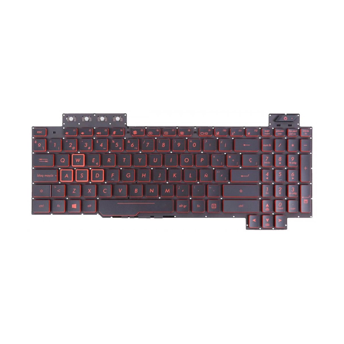 OEM - Teclado para Laptop Asus FX504G. FX504GE.  FX504GM. FX504GD.   Iluminado
