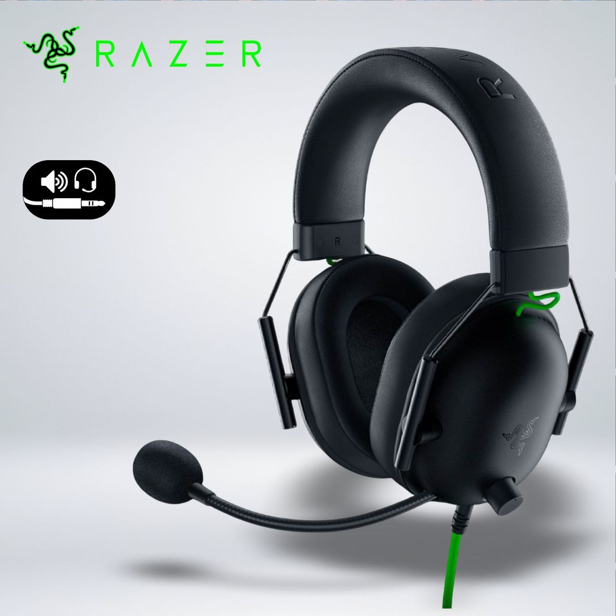 RAZER - AUDIFONO GAMER BLACKSHARK V2 X MULTIPLATAFORMA SONIDO ENVOLVENTE 7.1