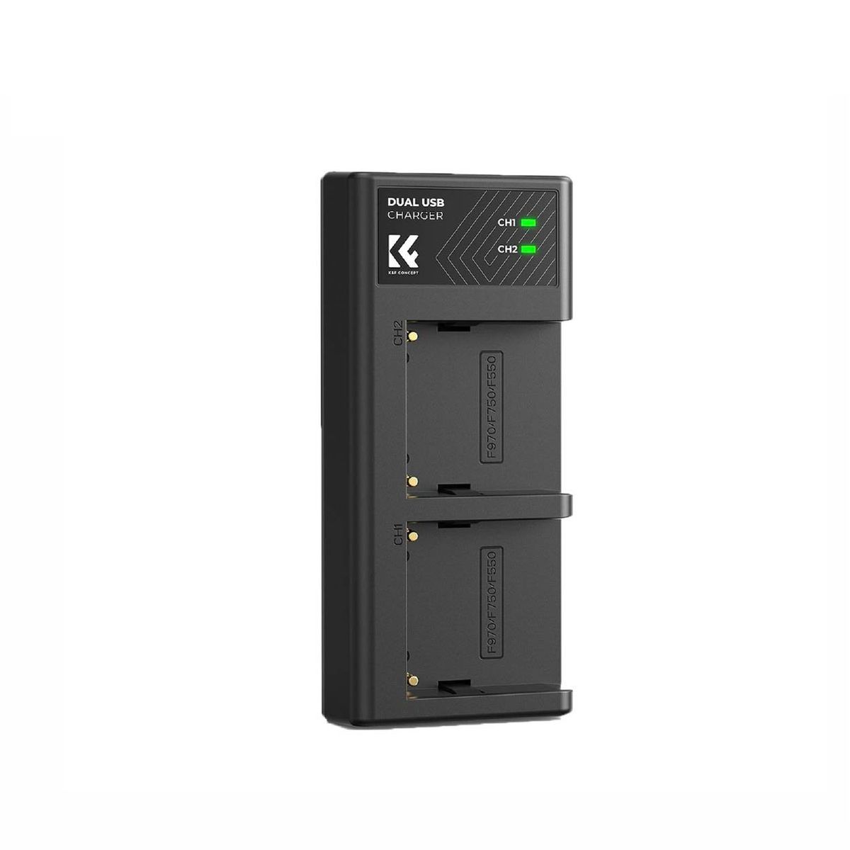 K&F CONCEPT - K&F Concept Sony NP-F970 Kit de Cargador y Baterías 10500mAh