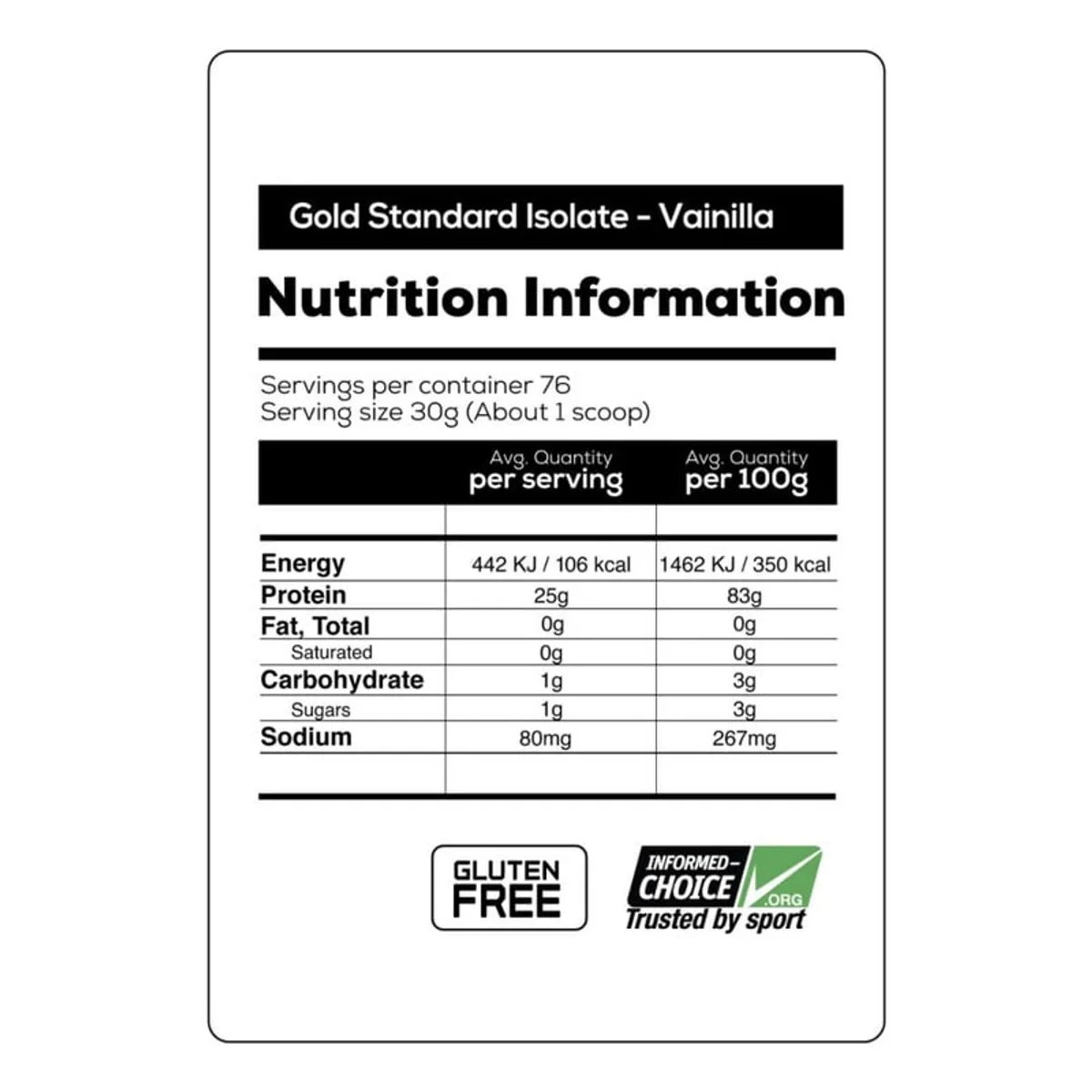 OPTIMUN NUTRITION - Proteína Gold Standard 100% Isolate 5lb - Optimum Nutrition - Vainilla Shaker Gratis