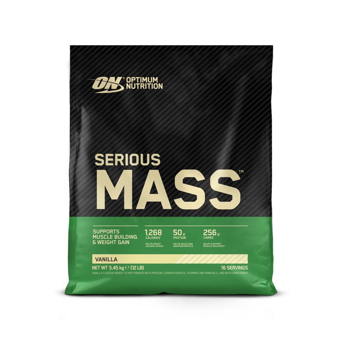 OPTIMUN NUTRITION - Ganador de peso Serious Mass 12lb - Optimum Nutrition - Vainilla