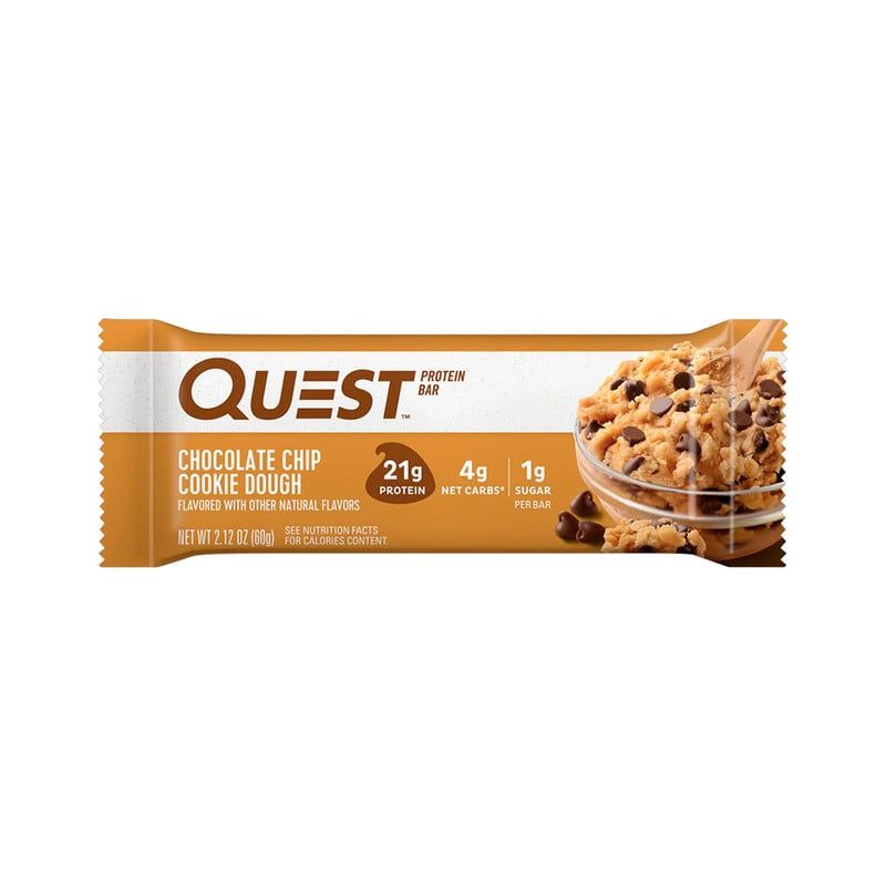 QUEST - Barras de proteína 60gr Chocolate Chip Cookie Dough - Quest Nutrition