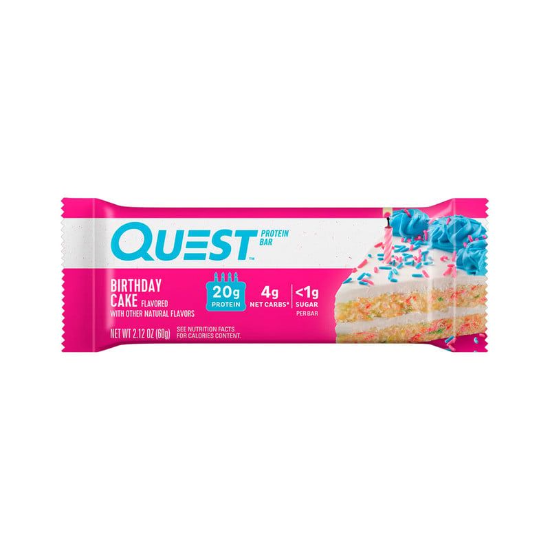 QUEST - Barras de proteína 60gr Birthday Cake - Quest Nutrition