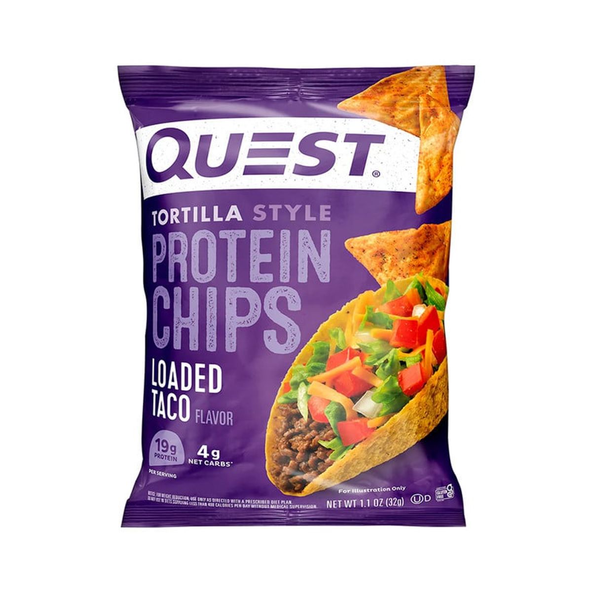 QUEST - Protein Chips 32g - Quest Nutrition - Loaded Taco