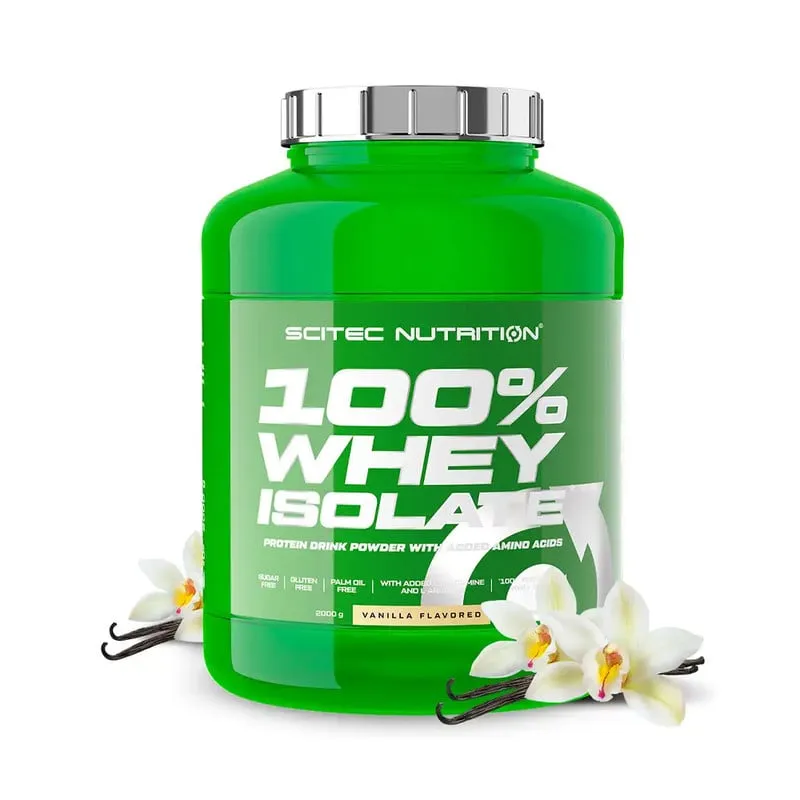 SCITEC NUTRITION - Proteína 100% Whey Isolate 4lb - Scitec Nutrition - Vainilla