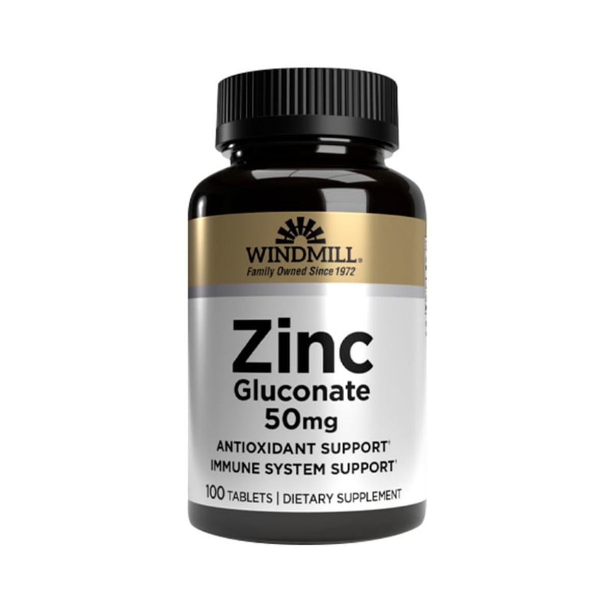 WINDMILL - Zinc gluconato 50 mg frasco 100 tabletas - windmill