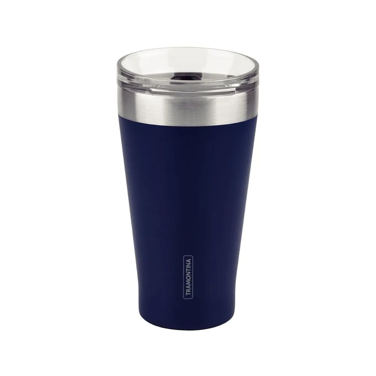 TRAMONTINA - Vaso Térmico de Acero con tapa 500 ml Azul Exata - Tramontina 10167029