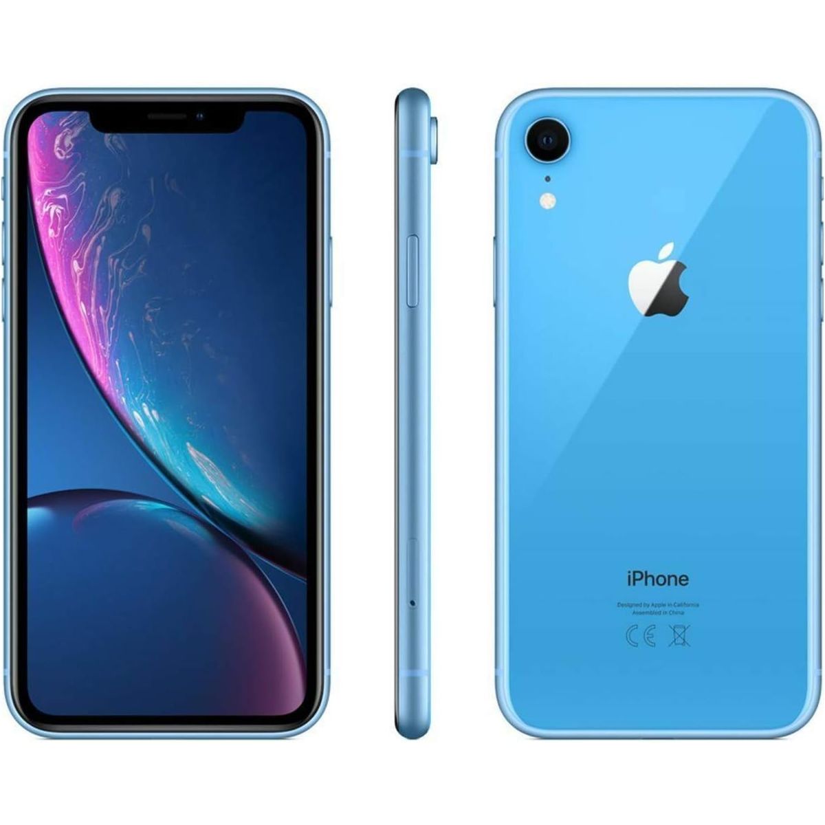 APPLE - iPhone XR 64GB Celeste Grado A ENVIO INMEDIATO Reacondicionado