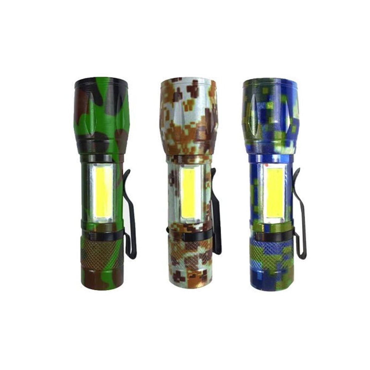 GENERICO - Linterna de mano LED Táctica CN-7155A GENERICO