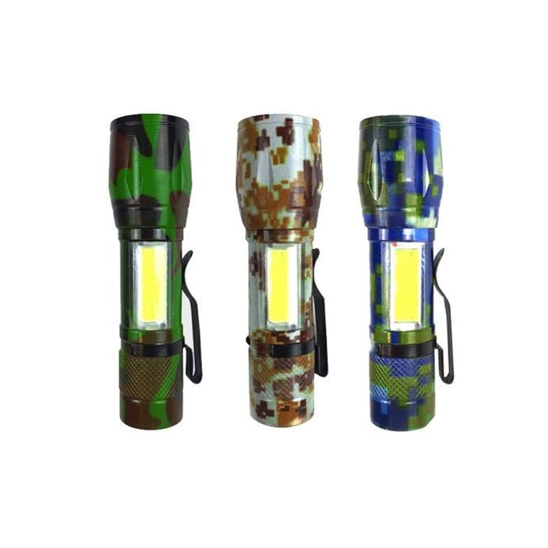 GENERICO - Linterna de mano LED Táctica CN-7155A GENERICO