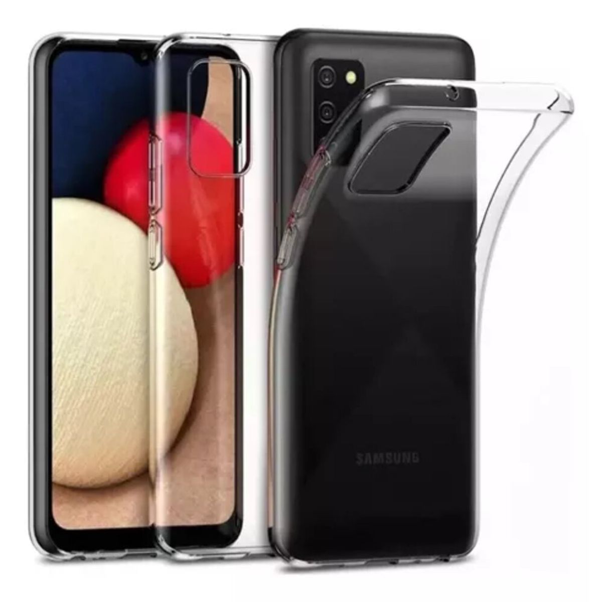 SPACE - Case Space Para Samsung A03S -Transparente