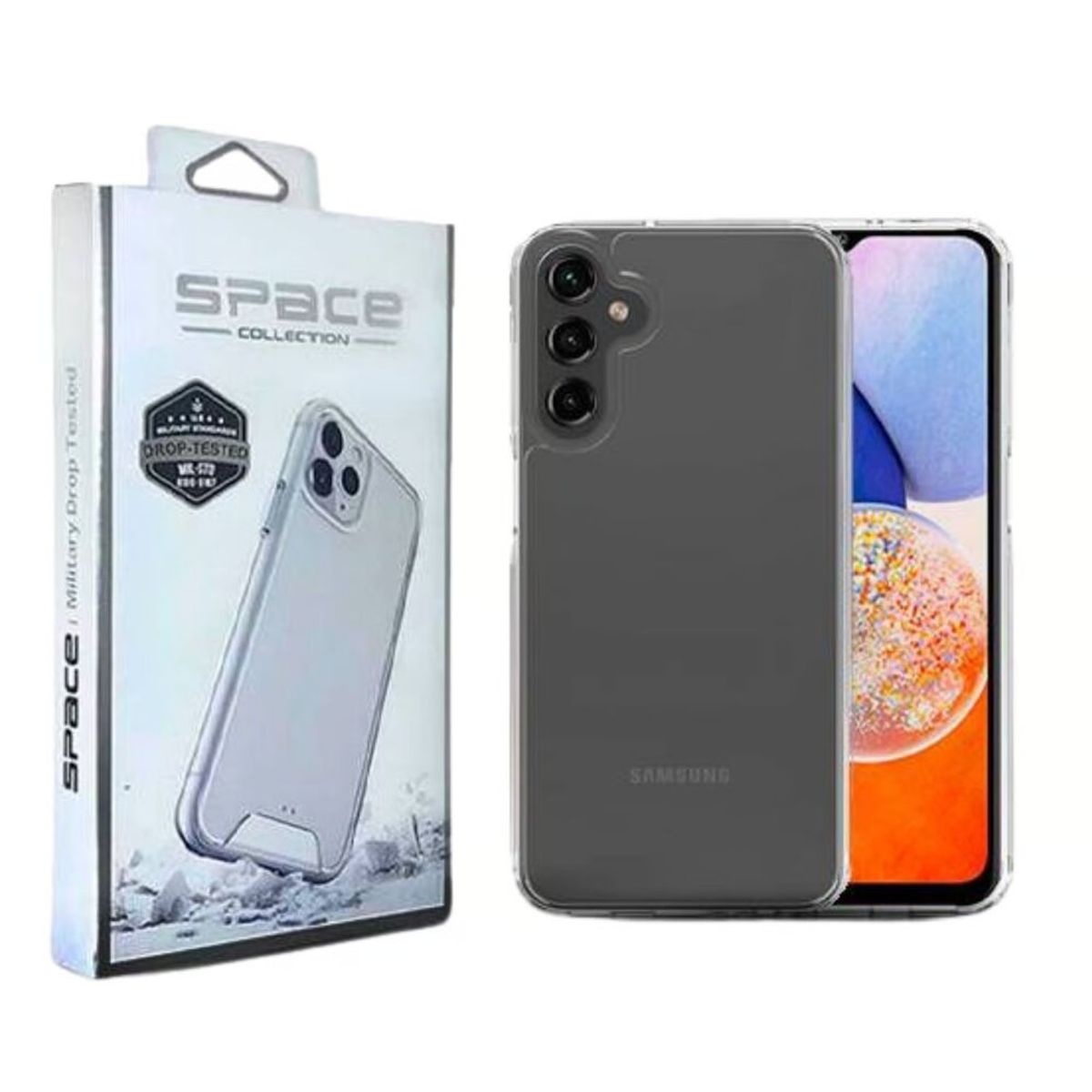 SPACE - Case Space Para Samsung A05S -Transparente