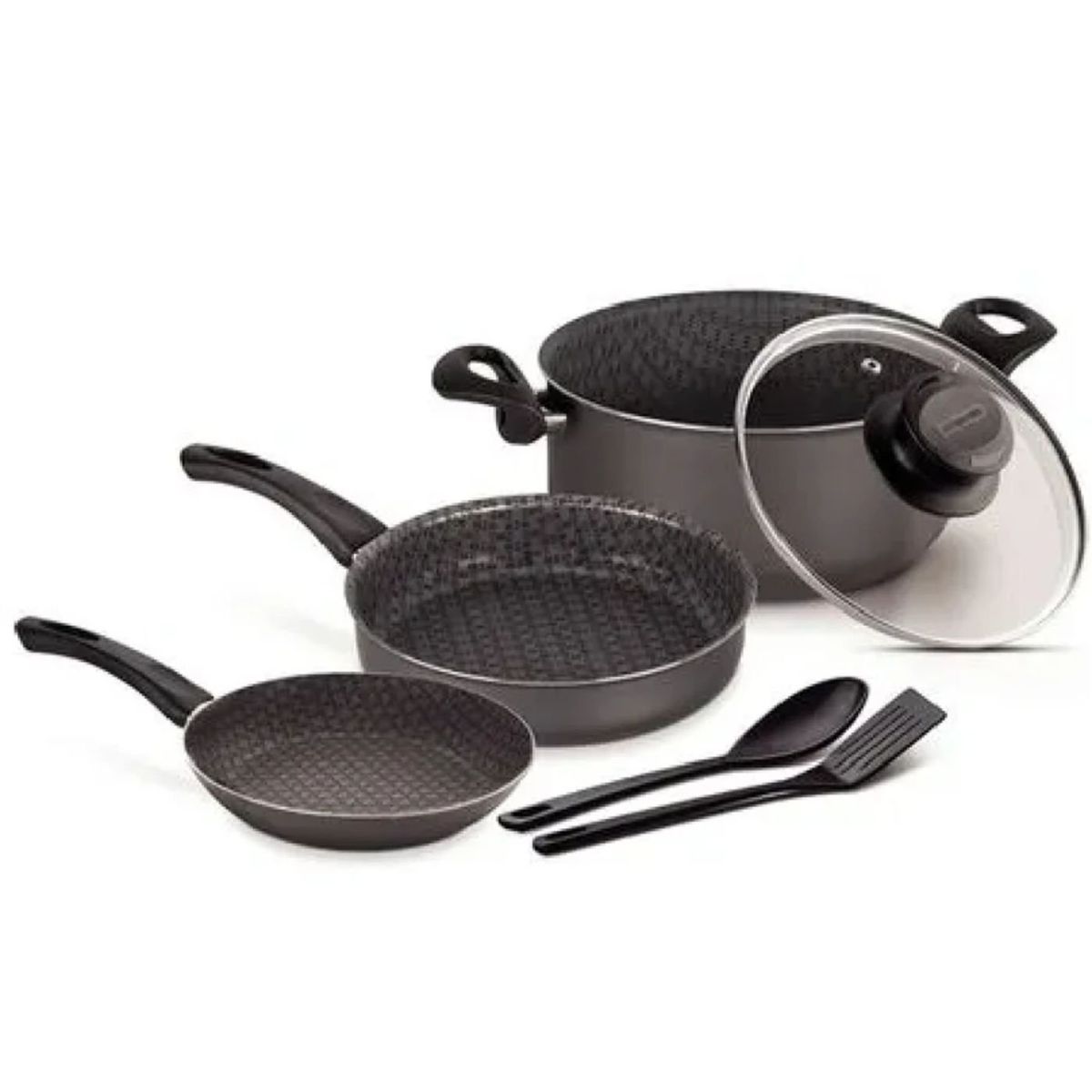 TRAMONTINA - Juego Bateria Cocina x6 Paris O24+S20+Sr24+Esp+CuchNylon