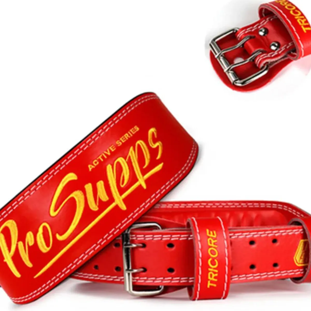 PROSUPPS - Cinturon para levantamiento de pesas protector lumbar