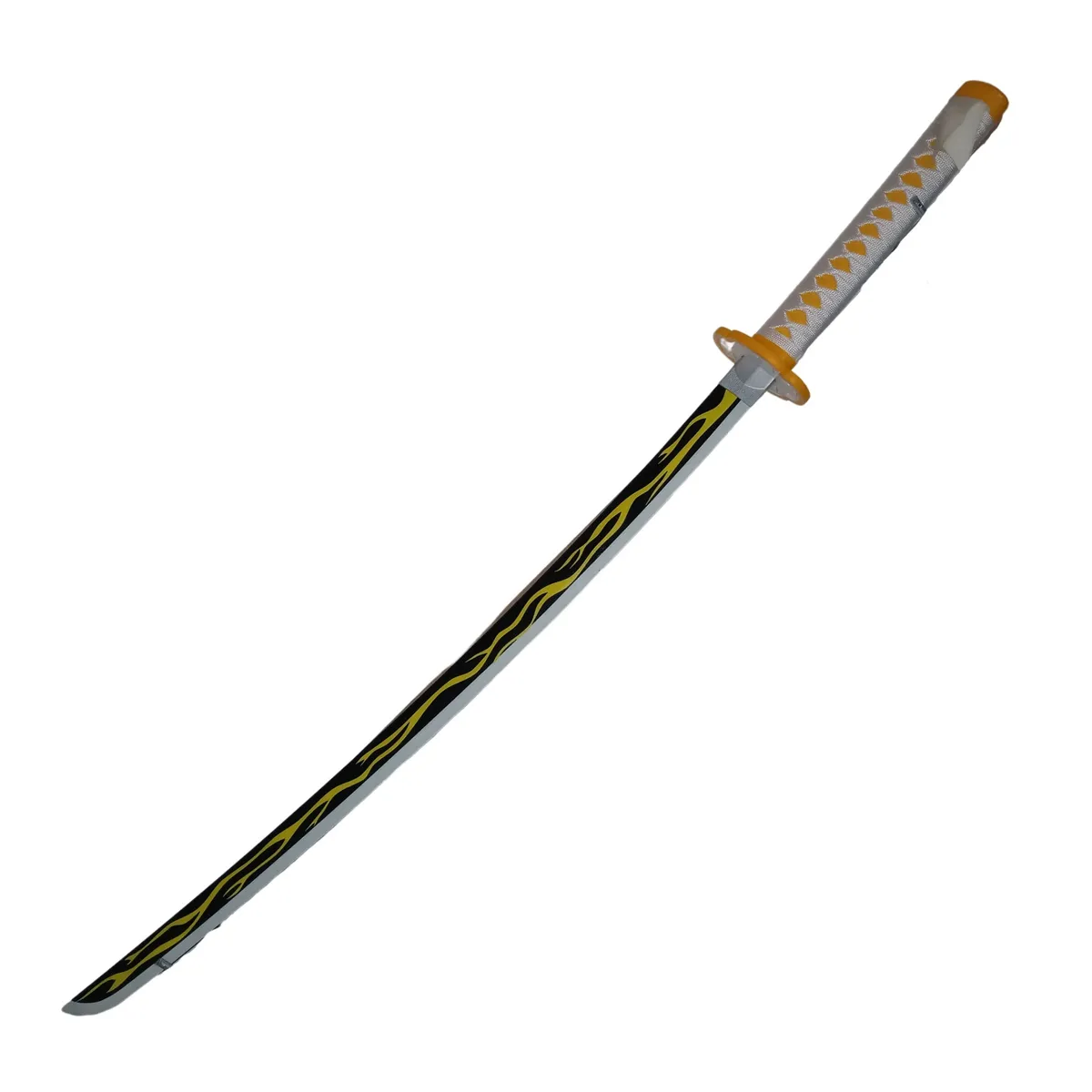 GENERICO - Katana De Bamboo Kimetsu No Yaiba Zenitsu Agatsuma Nichirin
