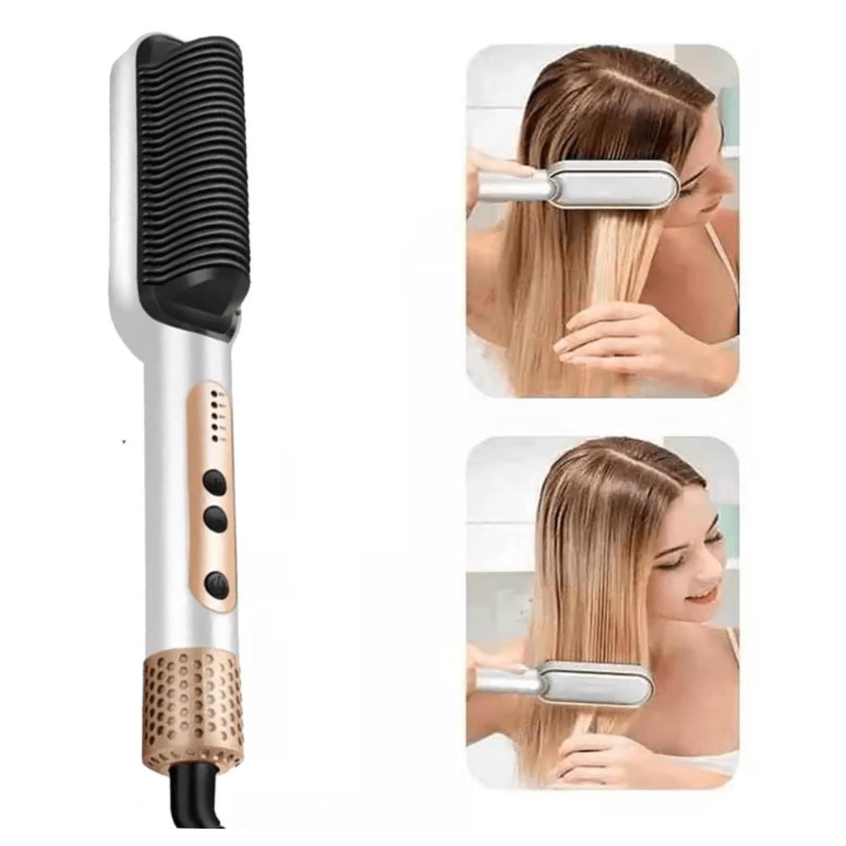 RAFF - Cepillo Alisador Premium  Liso Suave y Brillante en un Instante