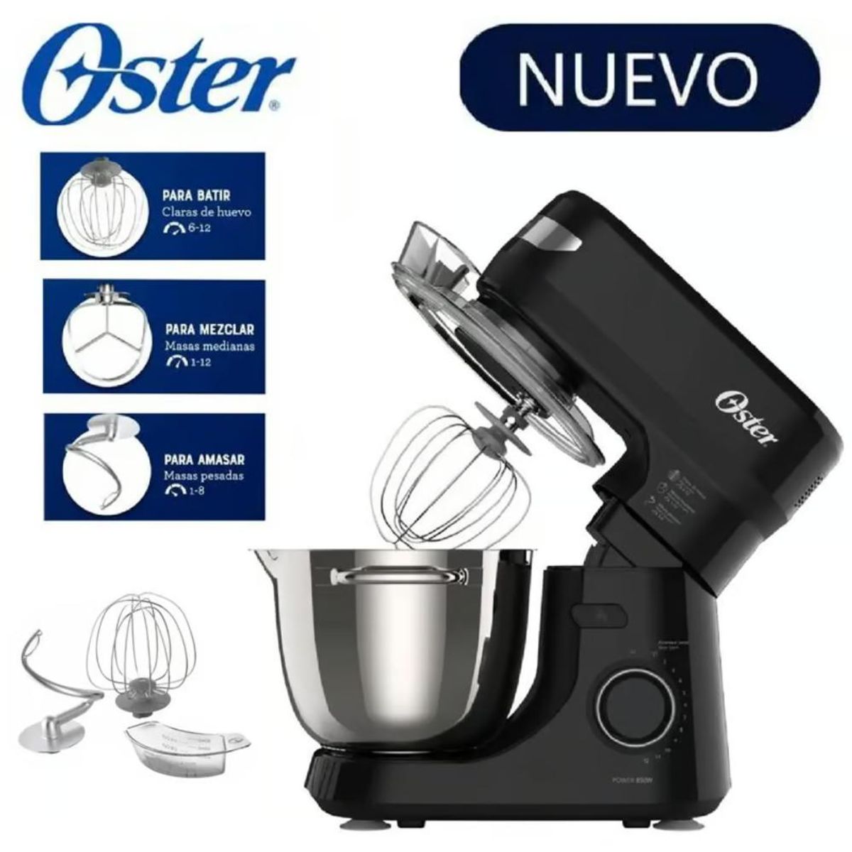 OSTER - Nueva Batidora Planetaria 850W FPSTSMPL2B