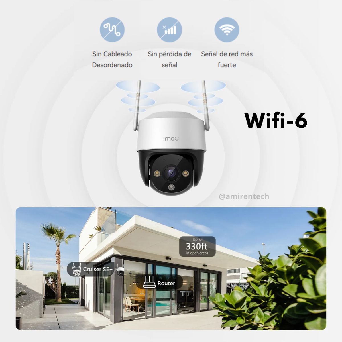 IMOU - Camara de Seguridad Imou Cruiser SE+ 5MP + Memoria de Grabacion