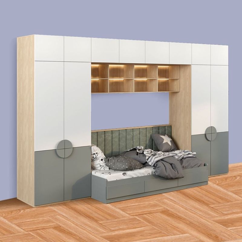 GENERICO - Camarote Infantil Lecce+ Estante 1.5 plz