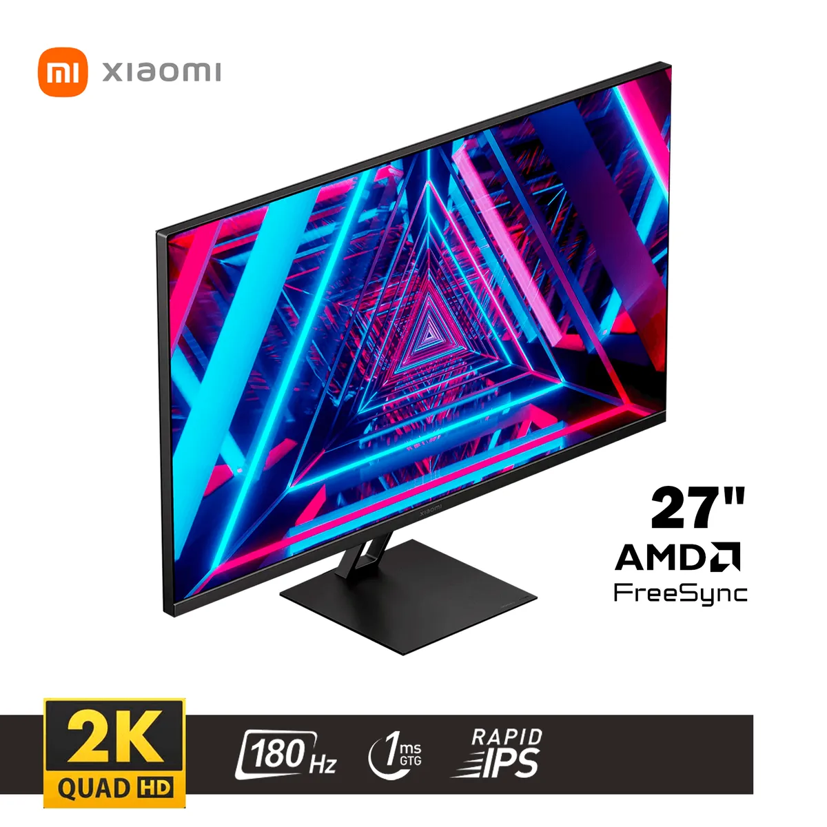 XIAOMI - Xiaomi 2K Gaming Monitor G27Qi 2K 180HZ 1MS DP X2 - HDMI X2