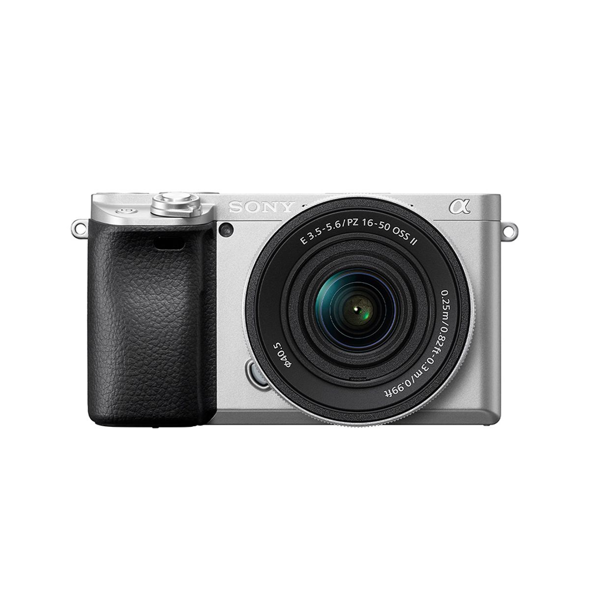 SONY - Sony Cámara Alpha ILCE-6400K Mirrorless con Lente 16-50mm II Silver