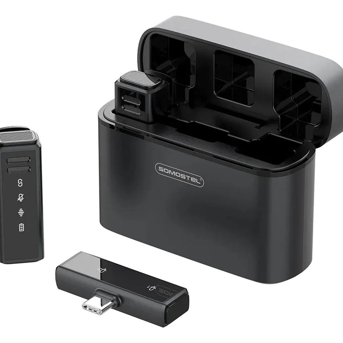 SOMOSTEL - Micrófono Somostel Sms-gm19 De Alta Calidad Profesional