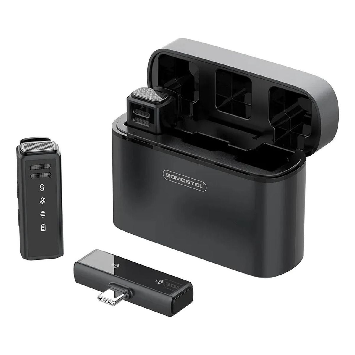 SOMOSTEL - Micrófono Somostel Sms-gm19 De Alta Calidad Profesional