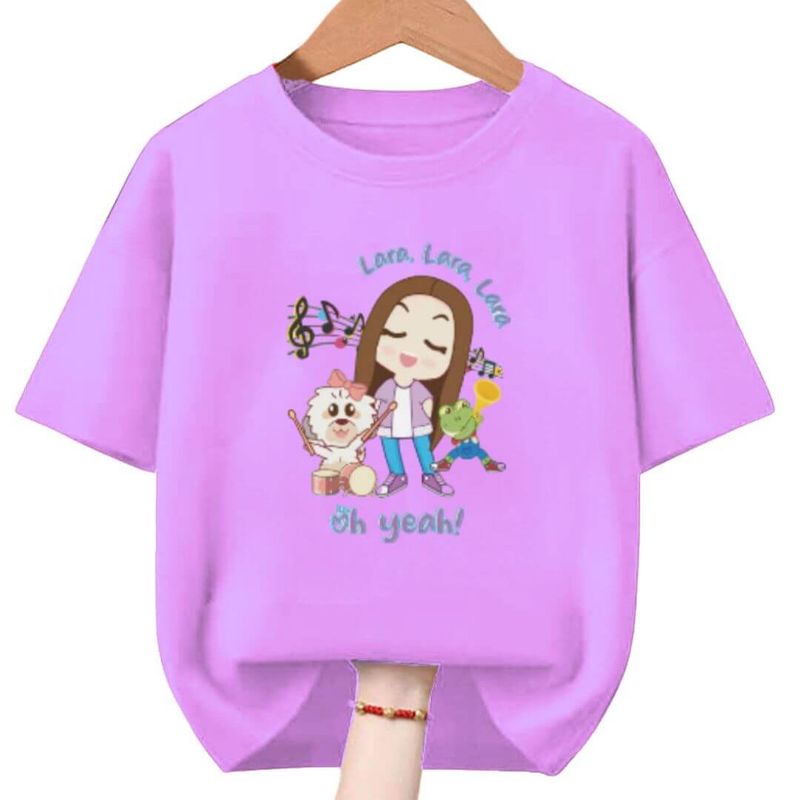 GENERICO - Polo Algodon Rana Lara Campos Peluche Celeste - Talla desde 4 hasta XL