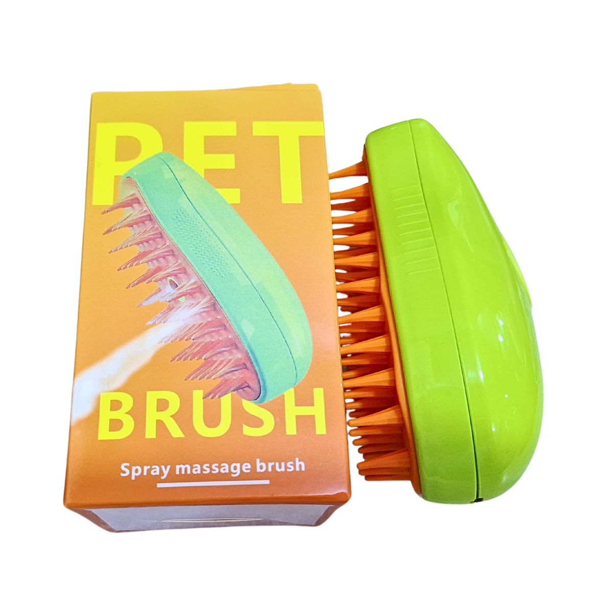 GENERICO - Cepillo a Vapor para Mascotas  Pelaje Impecable y Suave