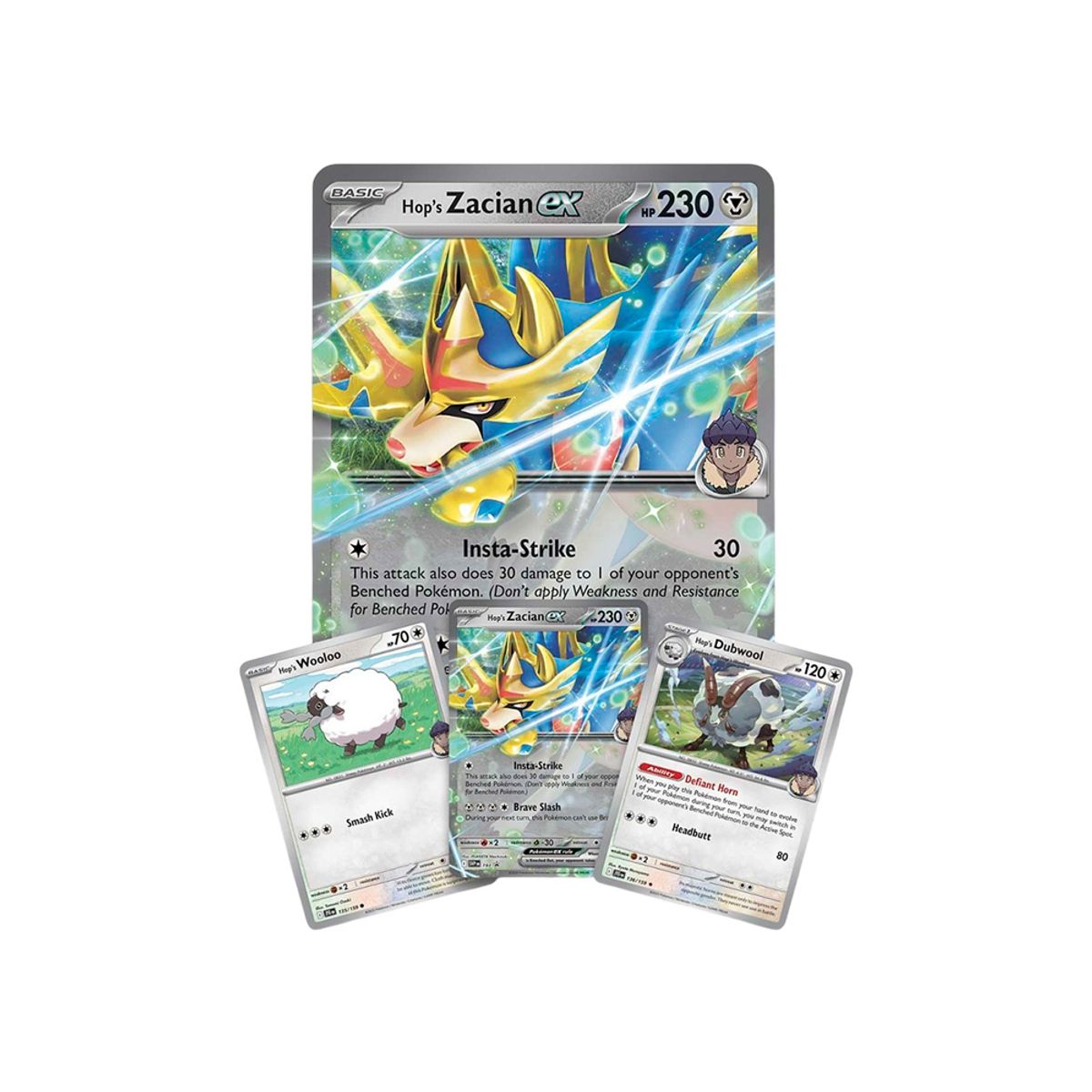 POKEMON - Pokemon TCG Journey Together Hops Zacian Ex Ingles