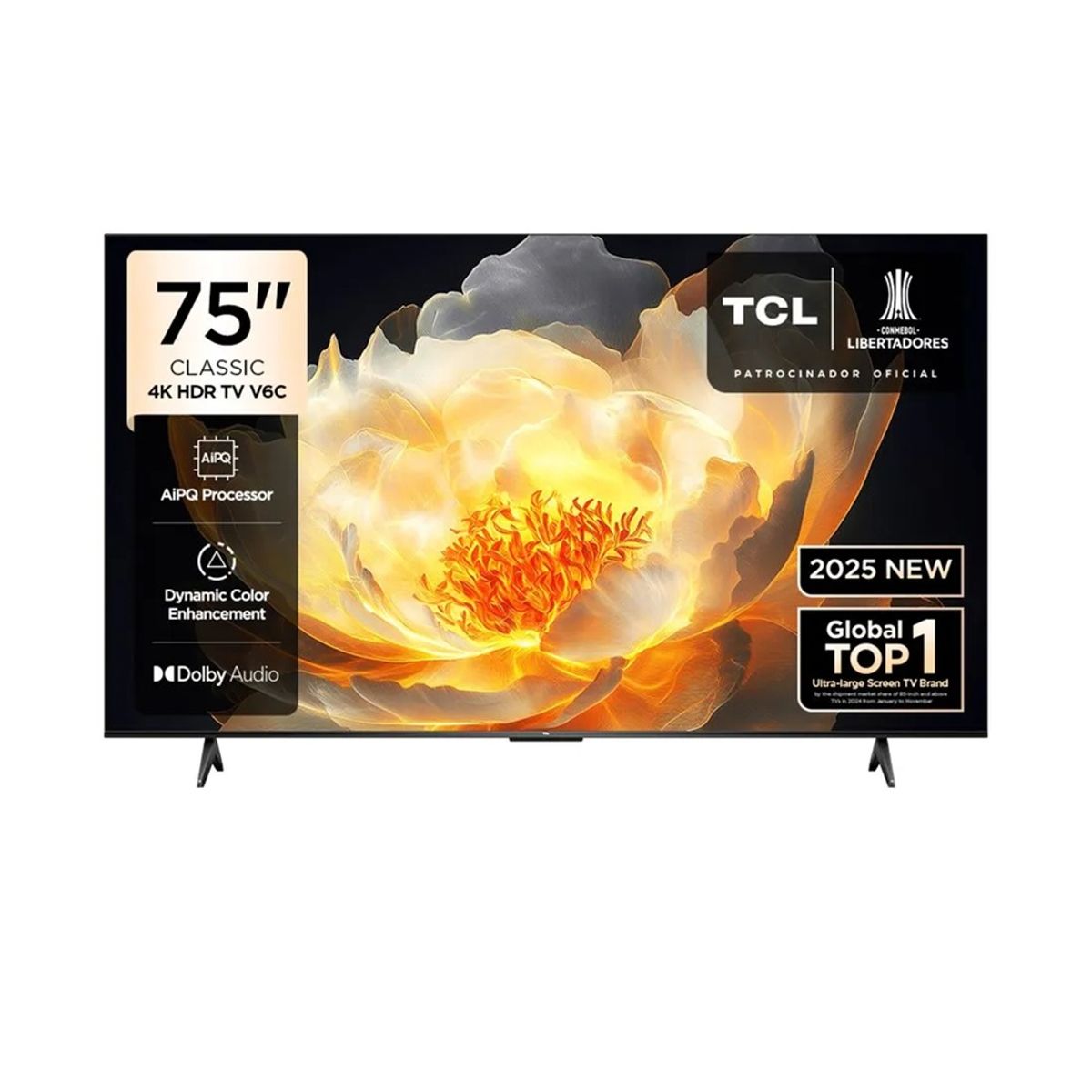 TCL - Televisor TCL 75V6C 75 UHD Google TV