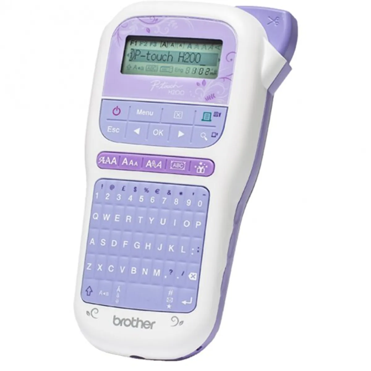 BROTHER - Rotuladora Portatil Brother P-touch PT-H200 Lila