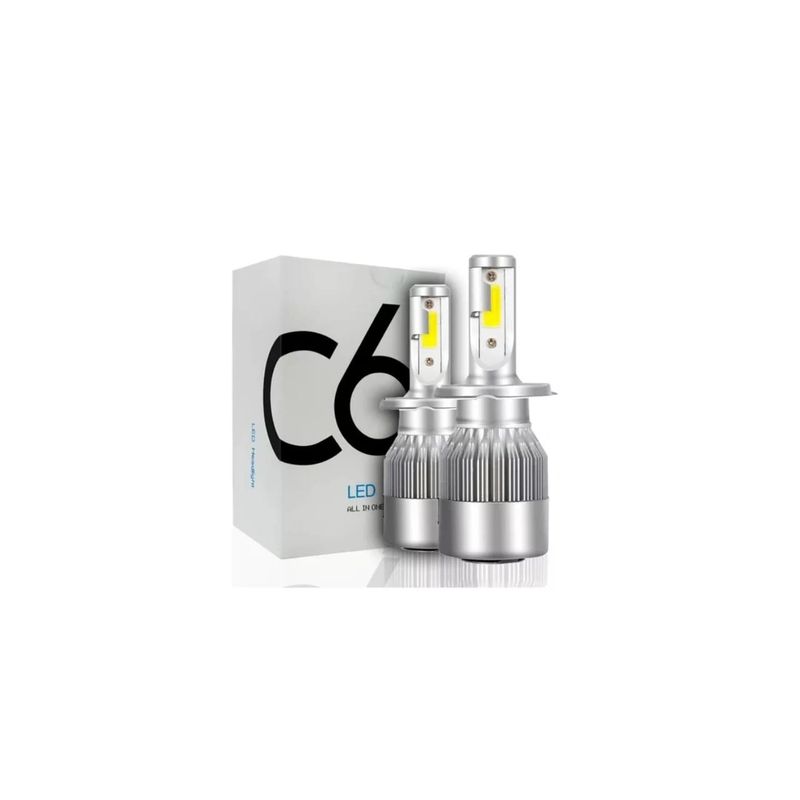 GENERICO - KIT DE FOCOS LED C6 H4 3600LM SUPER PÓTENTES
